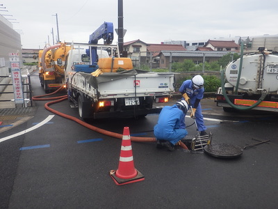 公共下水道中継ポンプ清掃作業（差し替え）